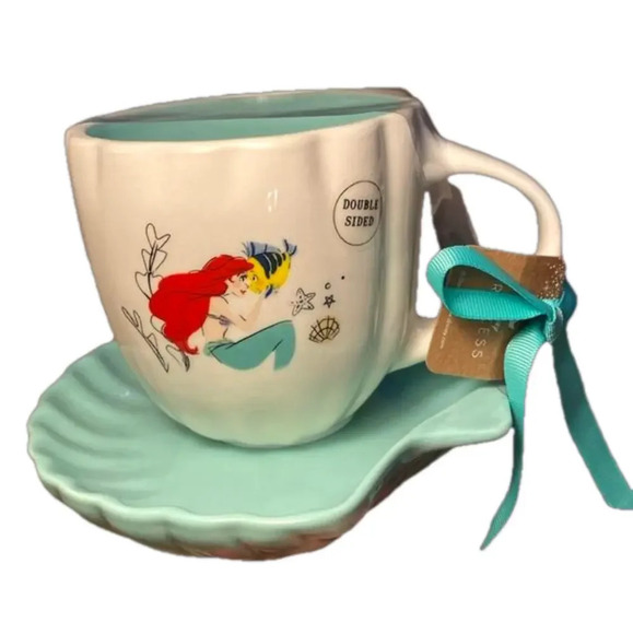 Rae Dunn Ariel mug & shell base - Picture 1 of 6